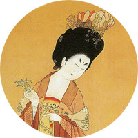 簪花阁汉服工作室的LOGO