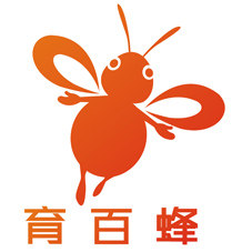 育百蜂园的LOGO