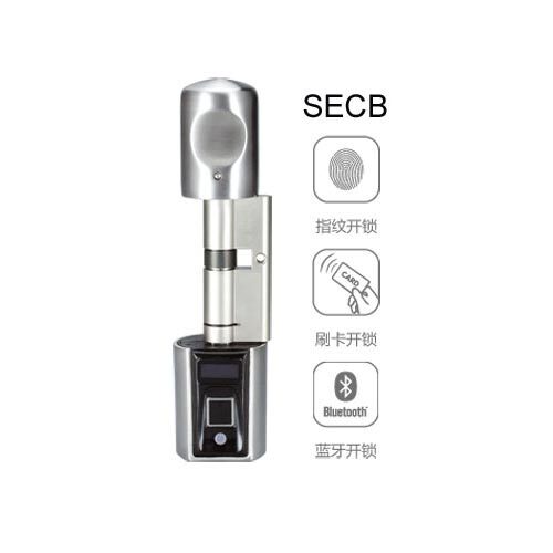 智能锁芯体验店的LOGO