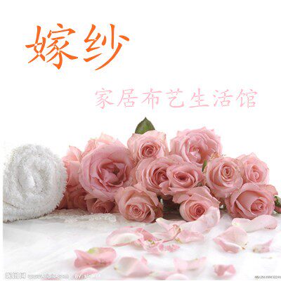 嫁纱布艺生活馆的LOGO