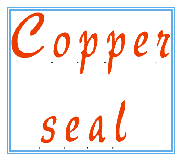 Copper mould engraving