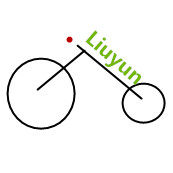 流云单车生活馆的LOGO