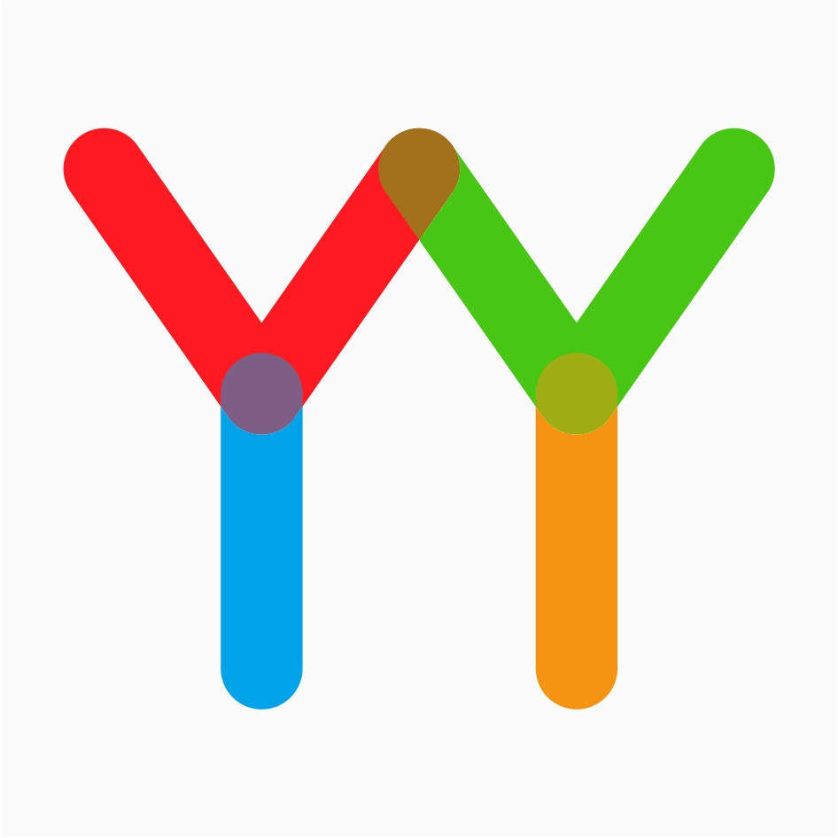 一毅艺术玻璃的LOGO