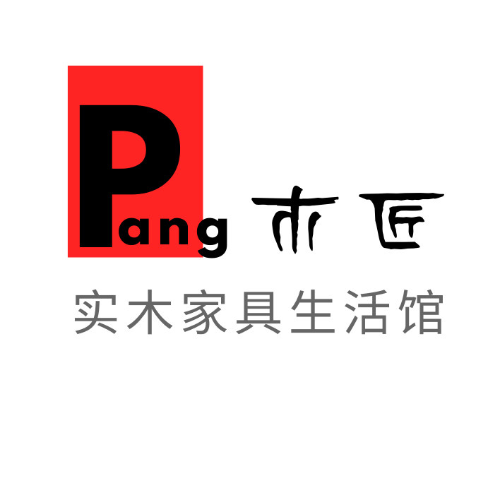 庞木匠实木家具生活馆的LOGO