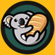 爱考拉烘焙的LOGO