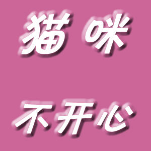 猫咪不开心の店儿童贴纸韩国贴纸