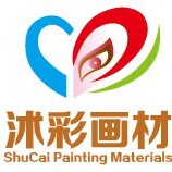 沭彩画材的LOGO