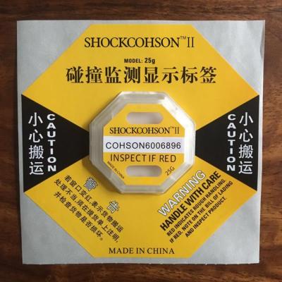 防震防倾斜标签