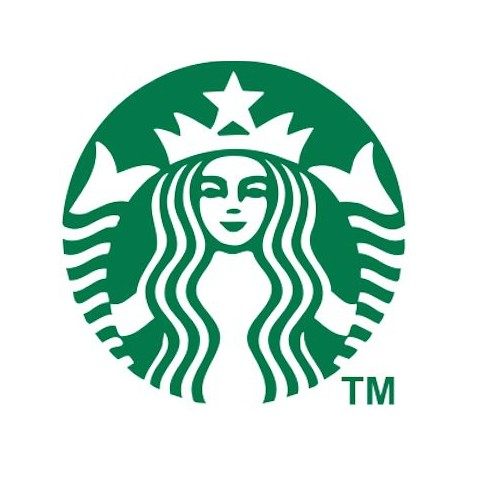 淡粉色的玻璃心星巴克正品代购的LOGO