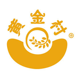 黄金村有机食品店的LOGO