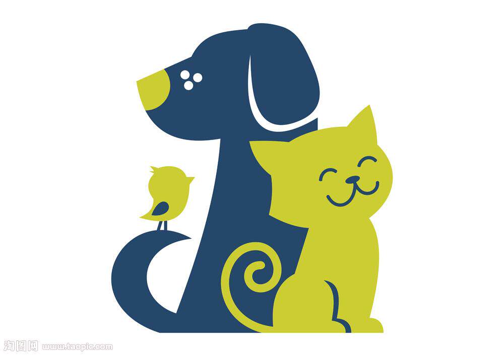 白蘑菇的宠物店的LOGO