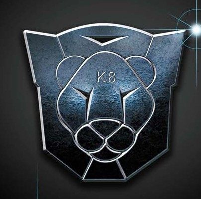 K8汽车改装用品批发商行的LOGO