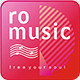 romusic乐器旗舰店的LOGO