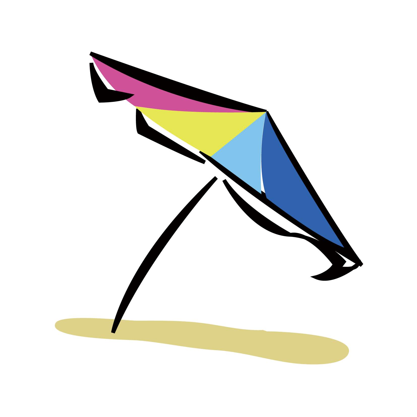 伞之下的LOGO