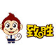 致胜儿童书包的LOGO