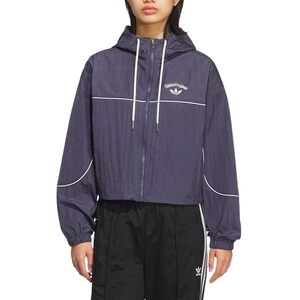 
adidas Adidas Clover Hooded Windproof Jacket 2026 Summer New Women's Short Jacket KT3055