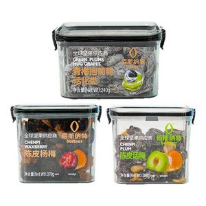 
Baisnat Green Plum Grape 240g Boxed Dried Fruit Snacks Sweet and Sour Delicious Snacks for Pregnant Women Hua Mei Yangmei