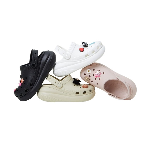 Tan Jianci's same style Crocs Crocs puff hole shoes men's thick-soled beach shoes garden shoes women's shoes 207521