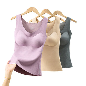 
Fenten women's scarless chest pad warm vest