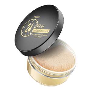 Mistine Honey Ting's 24 -hour breathable powder Powder fixed makeup lasting matte oil leather concealer does not take off makeup women