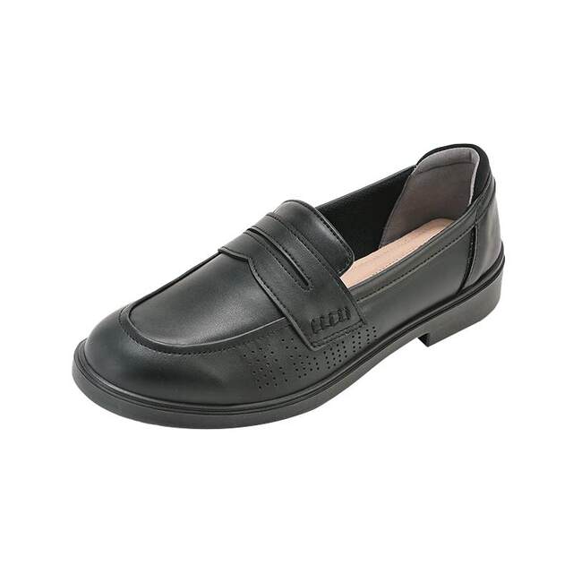 Pansy hopes to enjoy Japanese women's shoes casual lightweight comfortable shallow mouth loafers one foot to pedal commuter flat shoes spring
