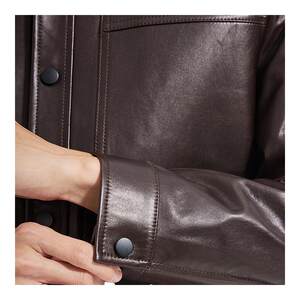 
[Oil wax leather] Lilang Youth Business Mall same style genuine leather jacket 2026 spring men's light luxury jacket