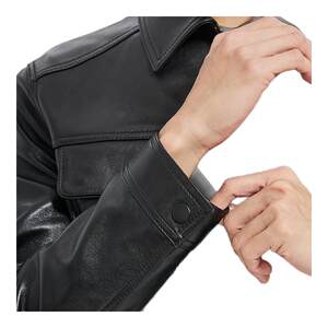 
[Oil wax leather] Lilang Youth Business Mall same style genuine leather jacket 2026 spring men's light luxury jacket