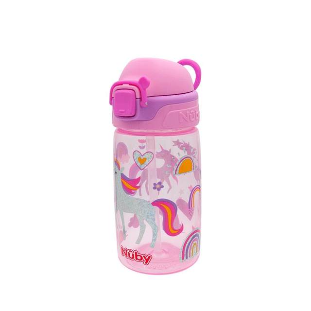 Nuby Nuby's new shiny lightweight large-capacity sports water cup leak-proof portable children's sippy cup 415ml