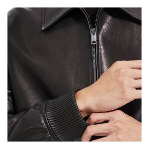 
[Oil wax leather] Lilang Youth Business Mall same style genuine leather jacket 2026 spring men's light luxury jacket