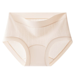 Fenton underwear women's pure cotton 10A antibacterial 2025 new cotton crotch girls' seamless mid-waist triangle shorts