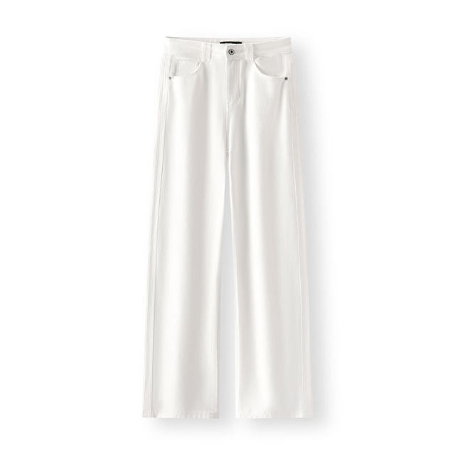 Senrou Denim Senma Jeans Women's Cool Wide Legs 2025 Summer New Style Long Legs Floating Pants Trendy