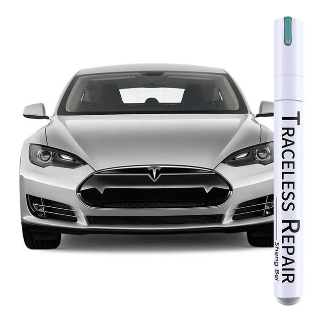 Original new Tesla model Y pearl white black model 3 starry sky gray paint brush scratch repair tool