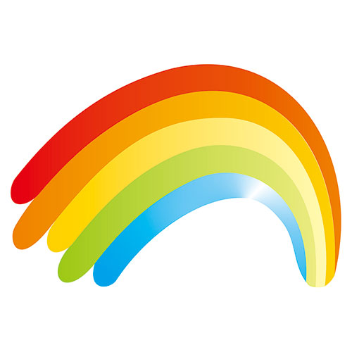 彩虹包装铺的LOGO