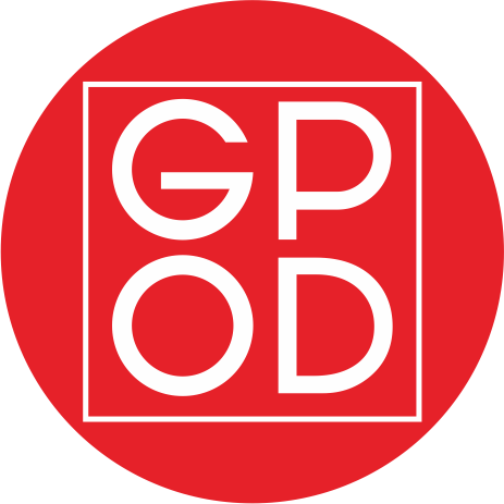 GPOD卖高性价比高品质外国字牌牛仔裤的LOGO