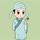 幕品书写工具的LOGO