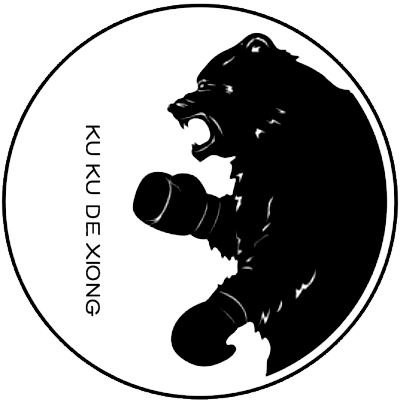 酷酷的熊拳击装备的LOGO