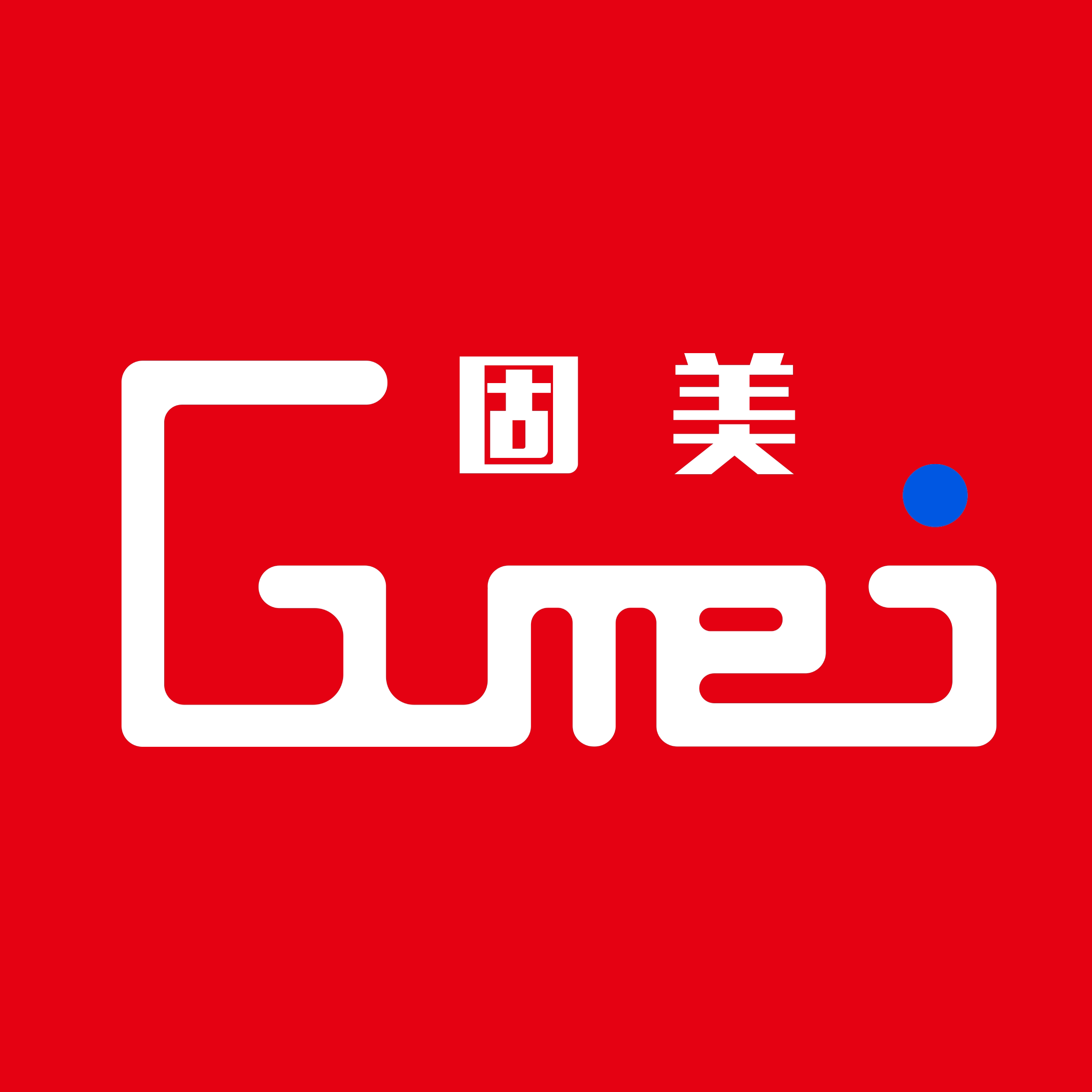 固美广告灯箱材料厂的LOGO