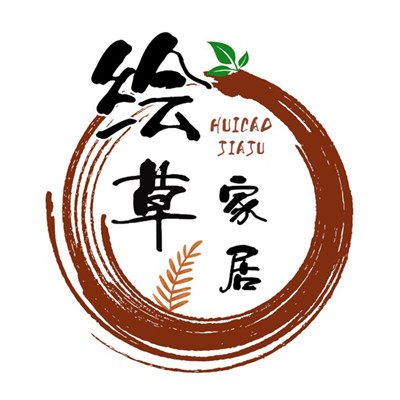 绘草家居的LOGO