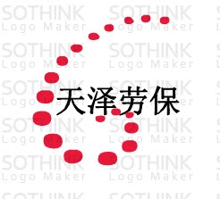 天泽劳保手套厂的LOGO