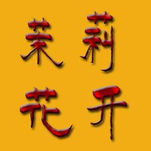 茉莉花开真皮女鞋