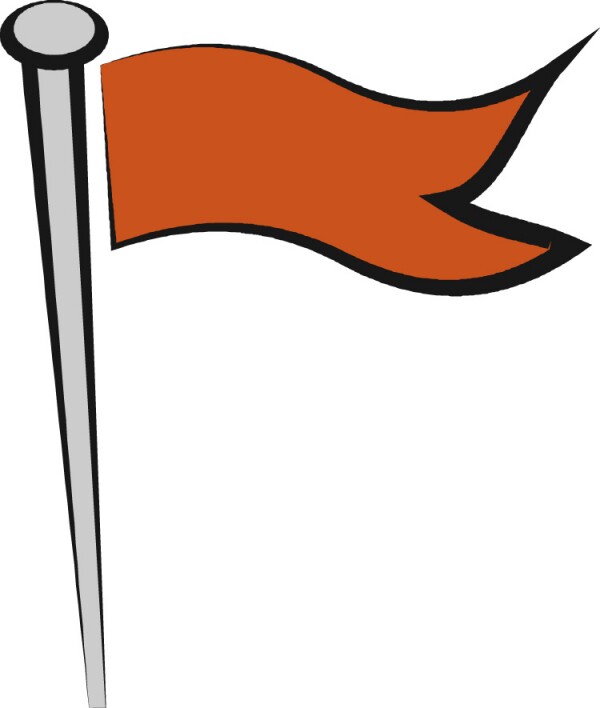 彩旗飘啊飘 新彩渔旗帜用品店的LOGO