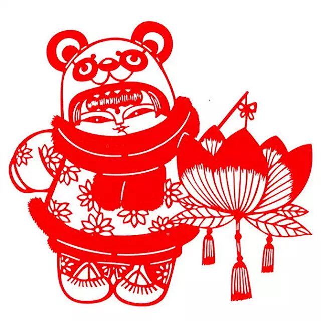 剪艺坊剪纸 玻璃贴