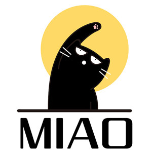 喵酱专业布艺包的LOGO