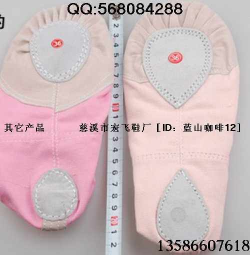 慈溪市宏飞鞋厂  ∶高级多种舞蹈鞋，大量订做