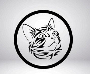猫咪渔具城的LOGO