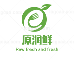 原润鲜食品店的LOGO