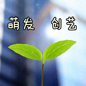 萌发创艺 专业美发精品店的LOGO