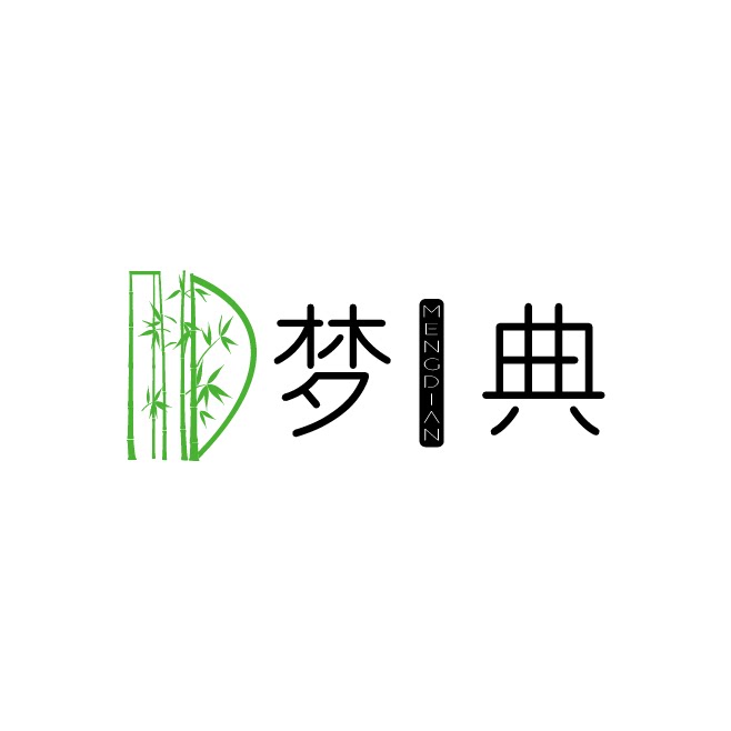 安吉梦典竹扫帚工厂的LOGO