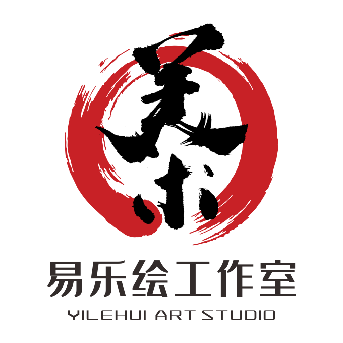 易乐绘美术手绘代画的LOGO