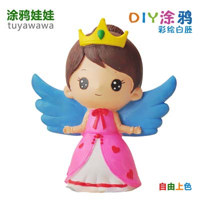 diy搪胶涂鸦娃娃